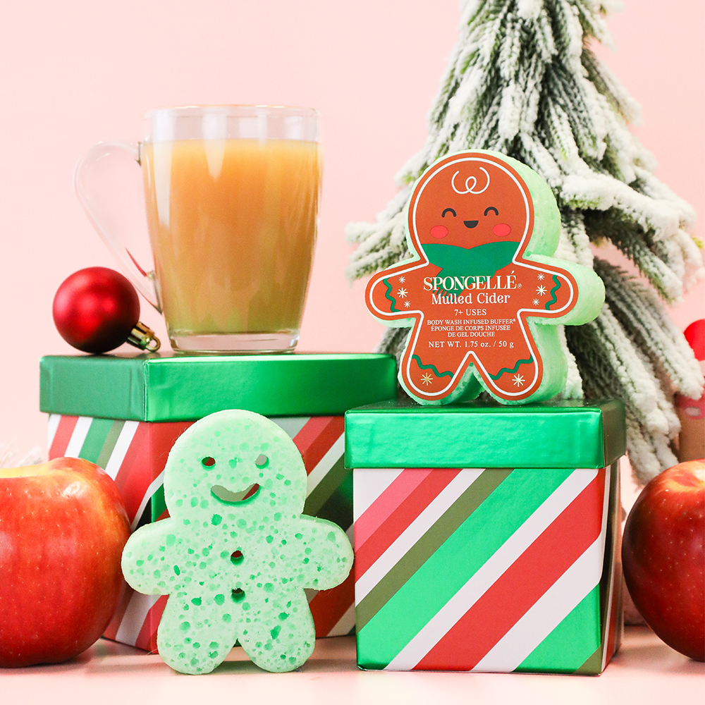 Mulled Cider Gingerbread Holiday Buffer Christmas Stocking