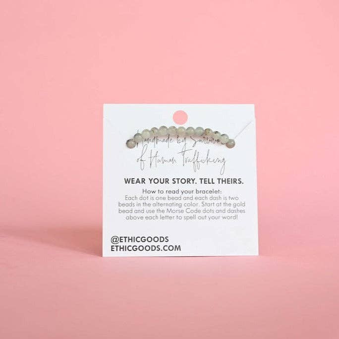 Morse Code Bracelet | LOVE