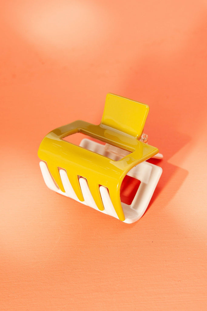 MID SIZE DOUBLE SIDE CELLULOSE HAIR CLAW CLIPS | 40H586