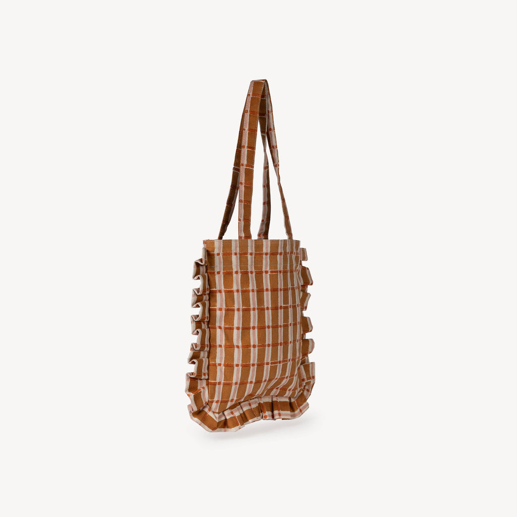 Momo Tote - Ember Plaid