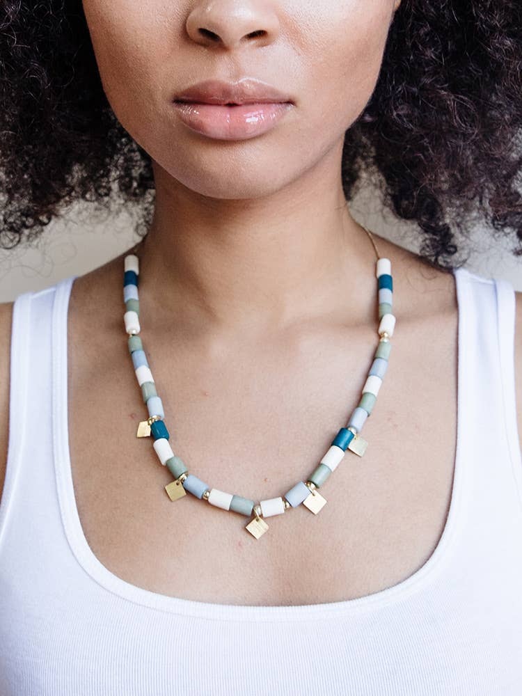 Emily Necklace Blue