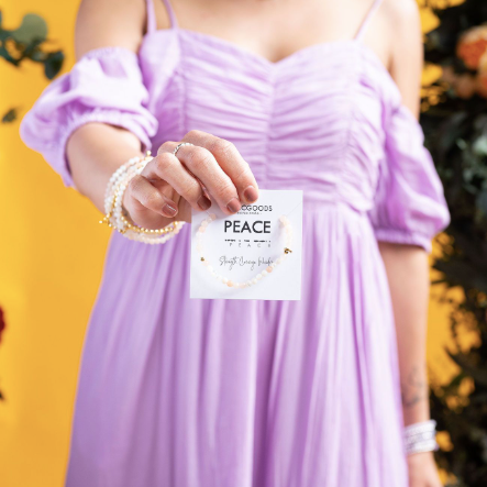 Morse Code Bracelet | PEACE