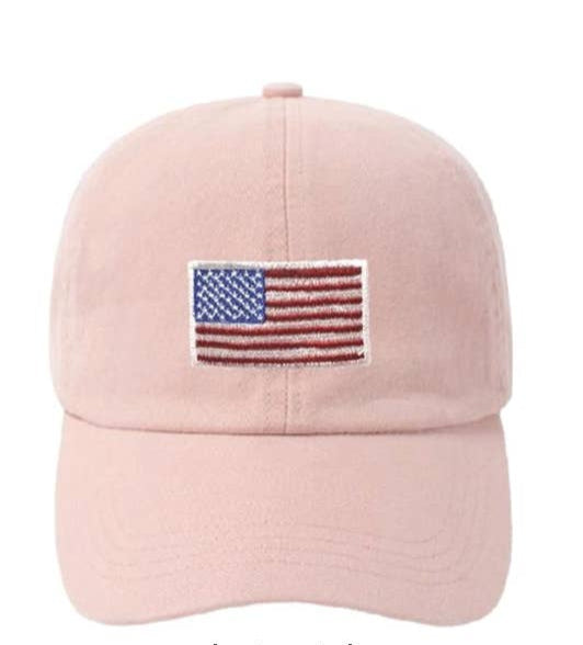 American Flag Embroidery Baseball Cap