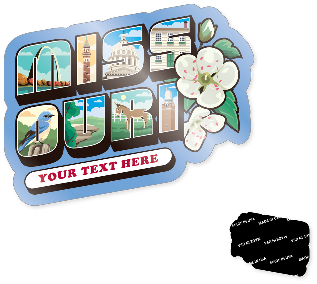 Magnet - Misssouri Block Letters