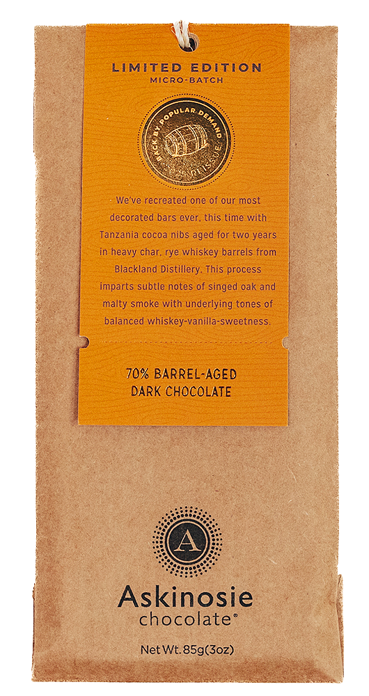 POP - 70% Barrel-Aged Dark Chocolate Bar