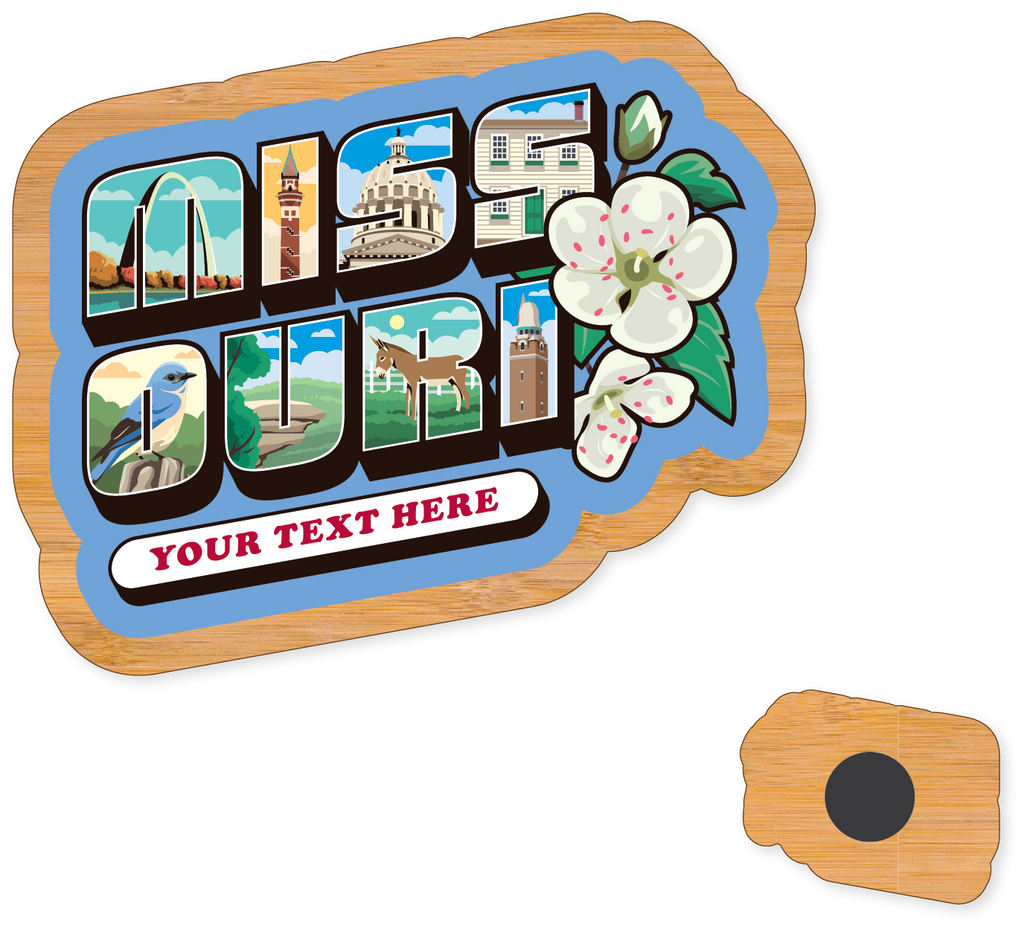 Magnet - Misssouri Block Letters