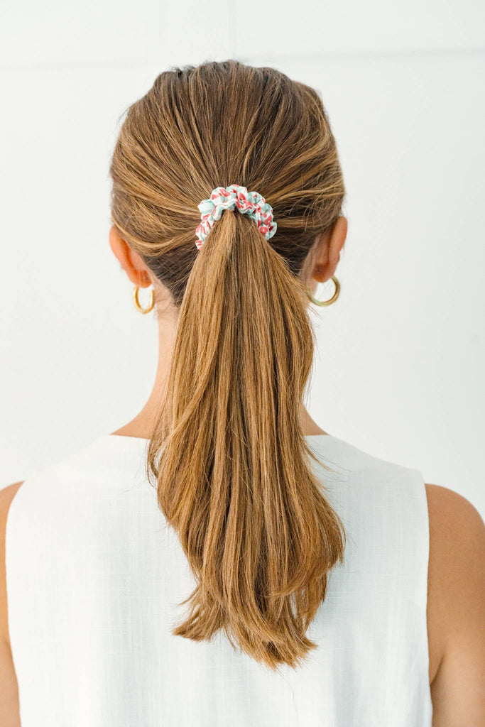 Hair Scrunchie | Small | Calming Coral