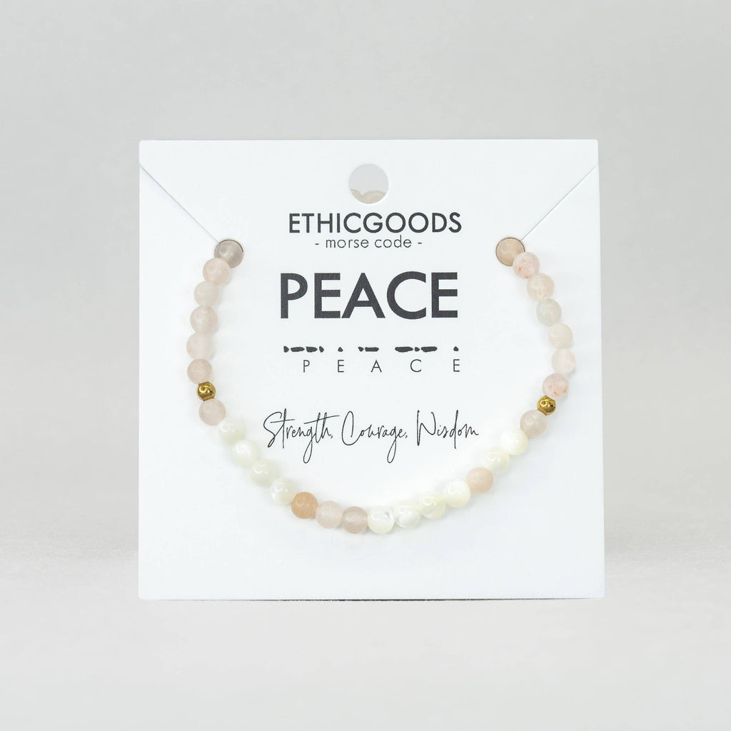 Morse Code Bracelet | PEACE