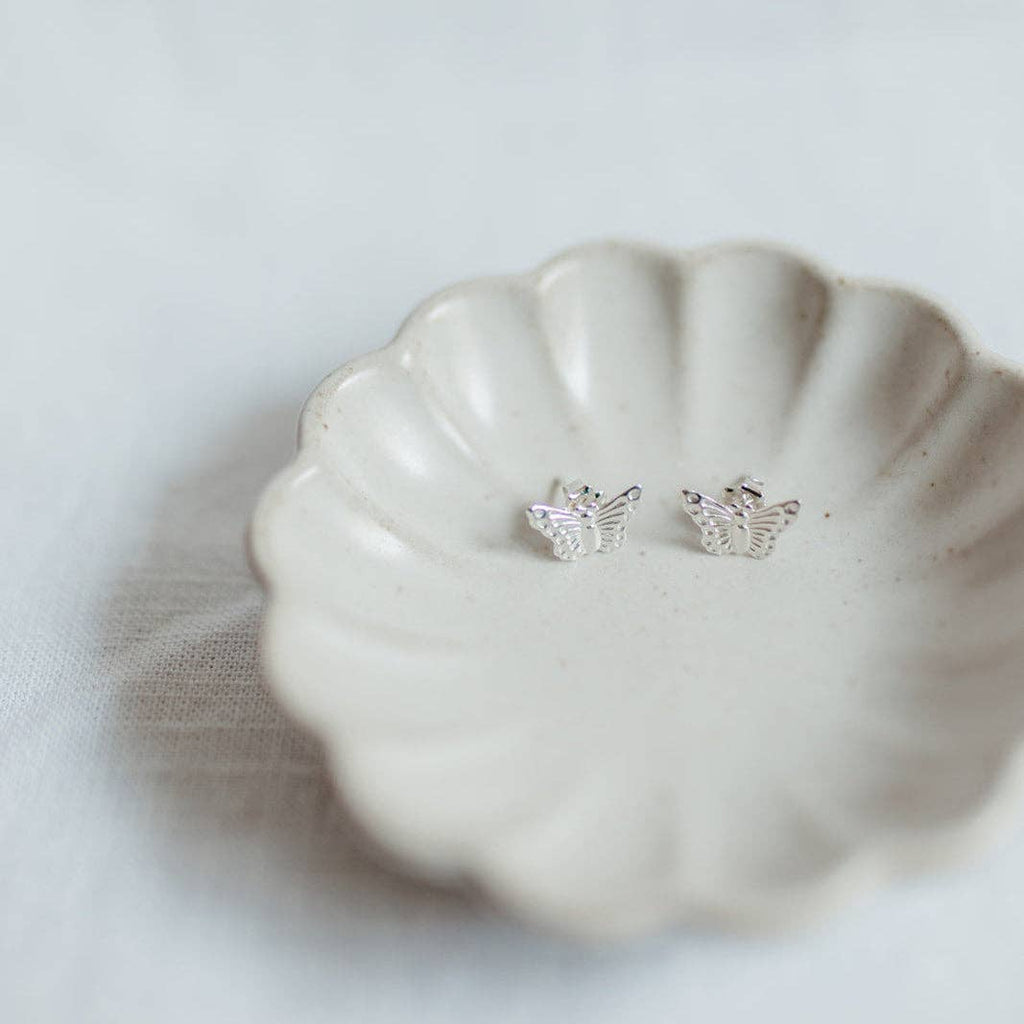 Butterfly Stud Earrings | 14k Gold Fill & Sterling Silver