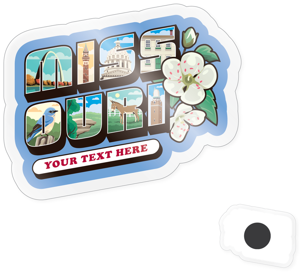 Magnet - Misssouri Block Letters