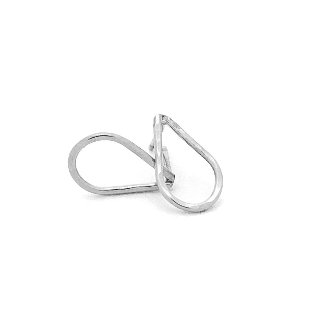 Hammered Teardrop Earrings | 14k Gold Fill & Sterling Silver