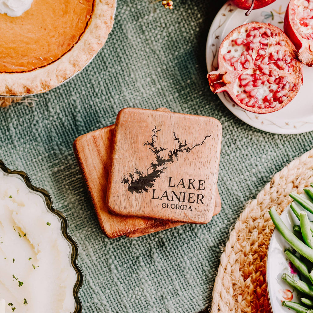 Tablerock Walnut Coasters - Set of 4