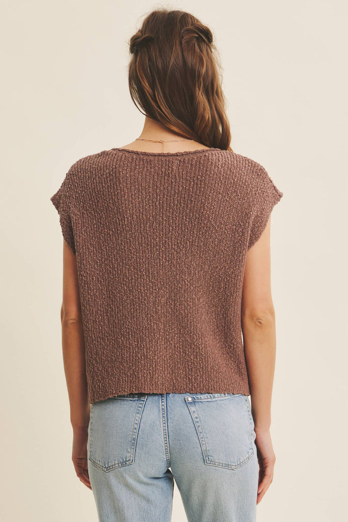 Slub Sweater Vest