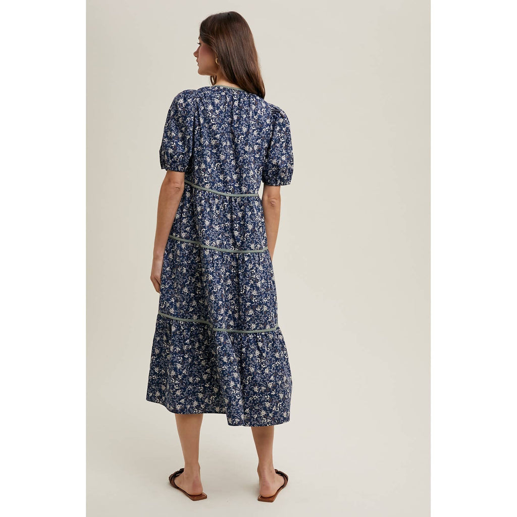 Becky Floral Midi Dress