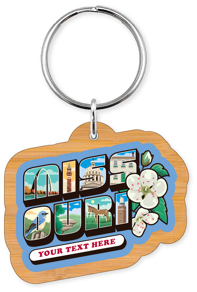 Keychain - Misssouri Block Letters
