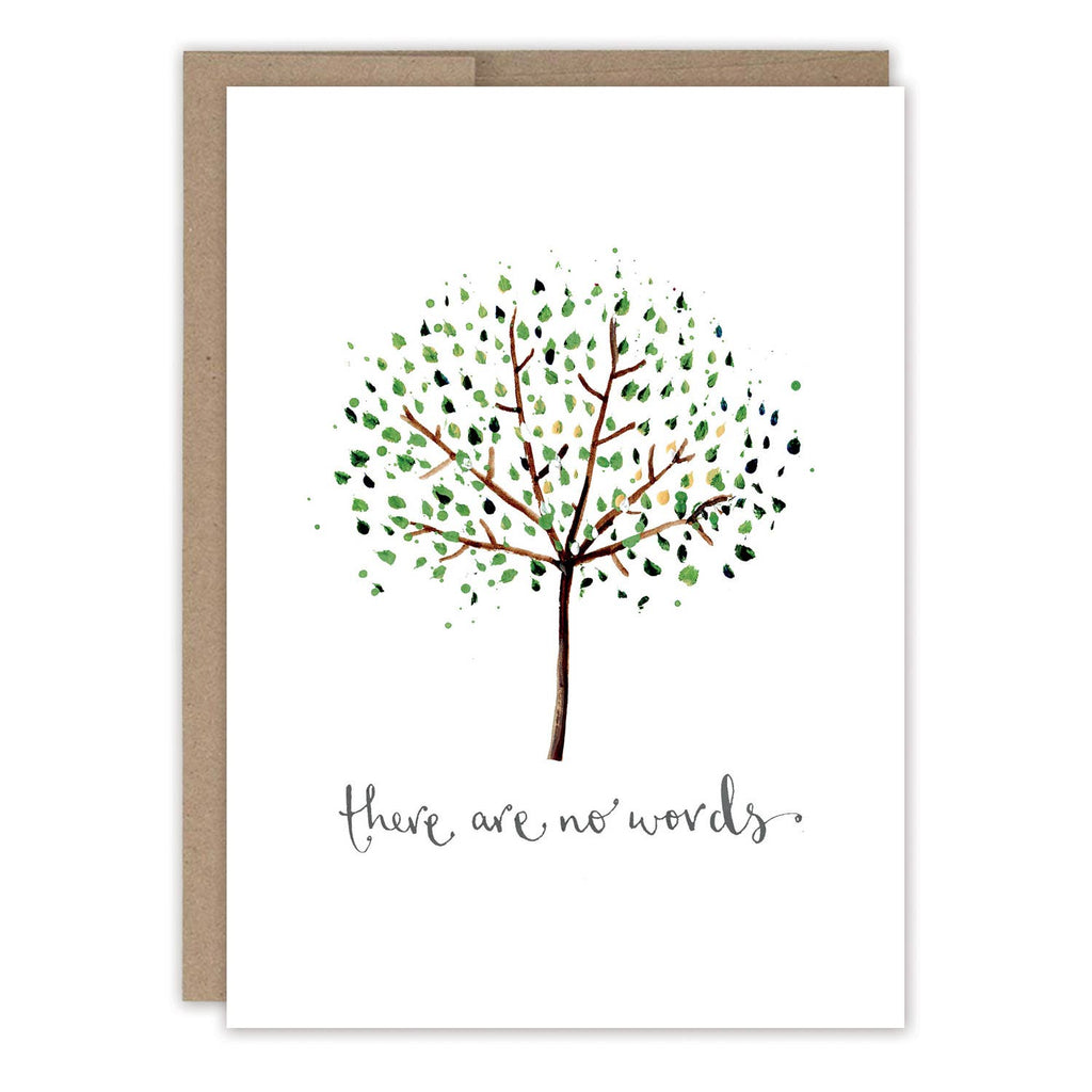 No Words Sympathy Card