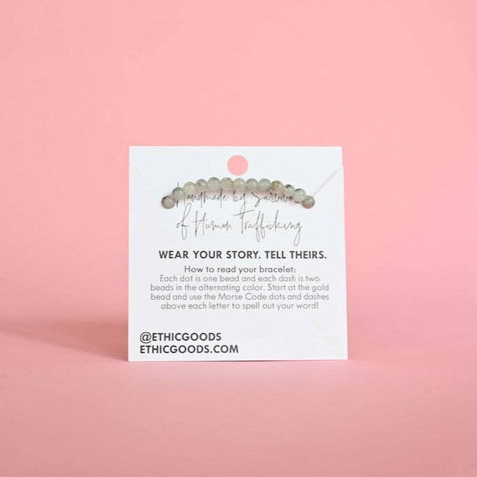 Morse Code Bracelet | STRENGTH