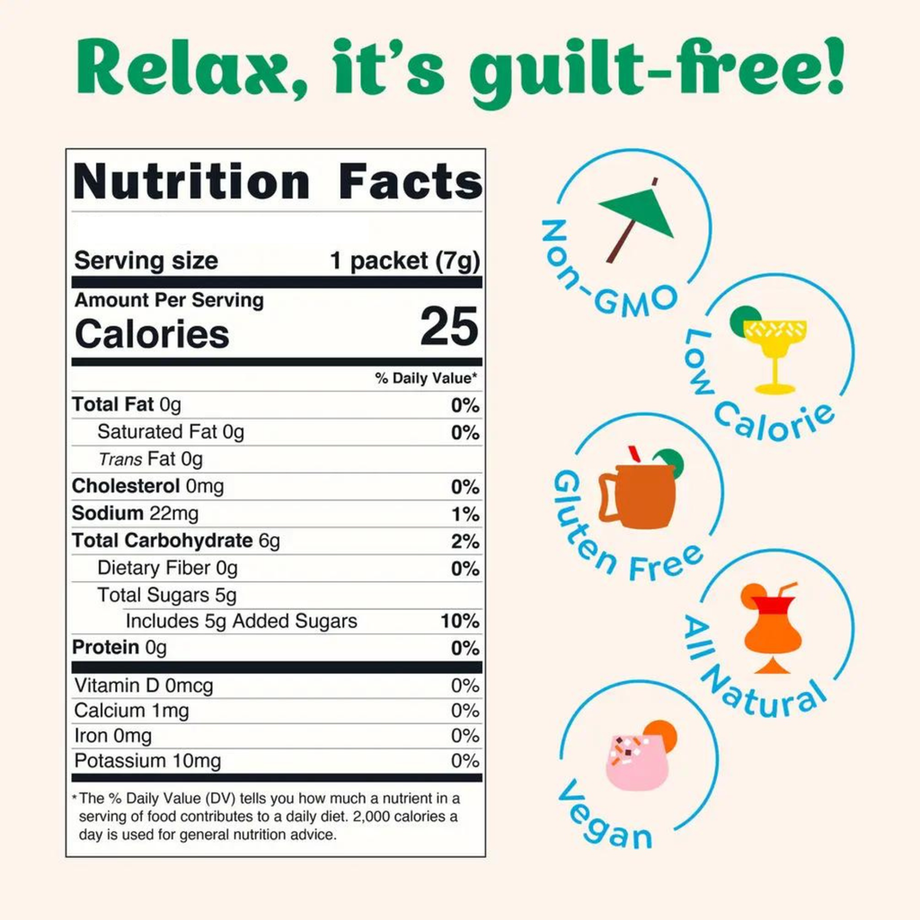 Mango Margarita Cocktail / Mocktail Mixer - 24ct Caddy