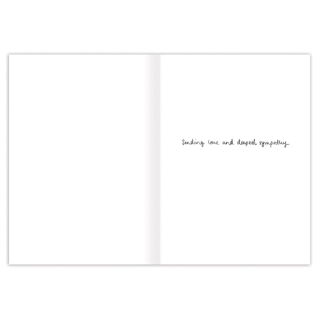 No Words Sympathy Card