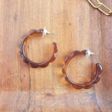 Scarlett Hoops - Amber