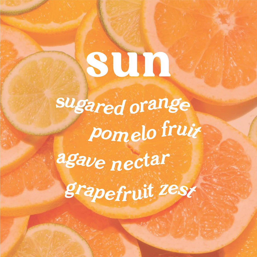 Sun 9 oz. Hue Candle (Sparkling Citrus)