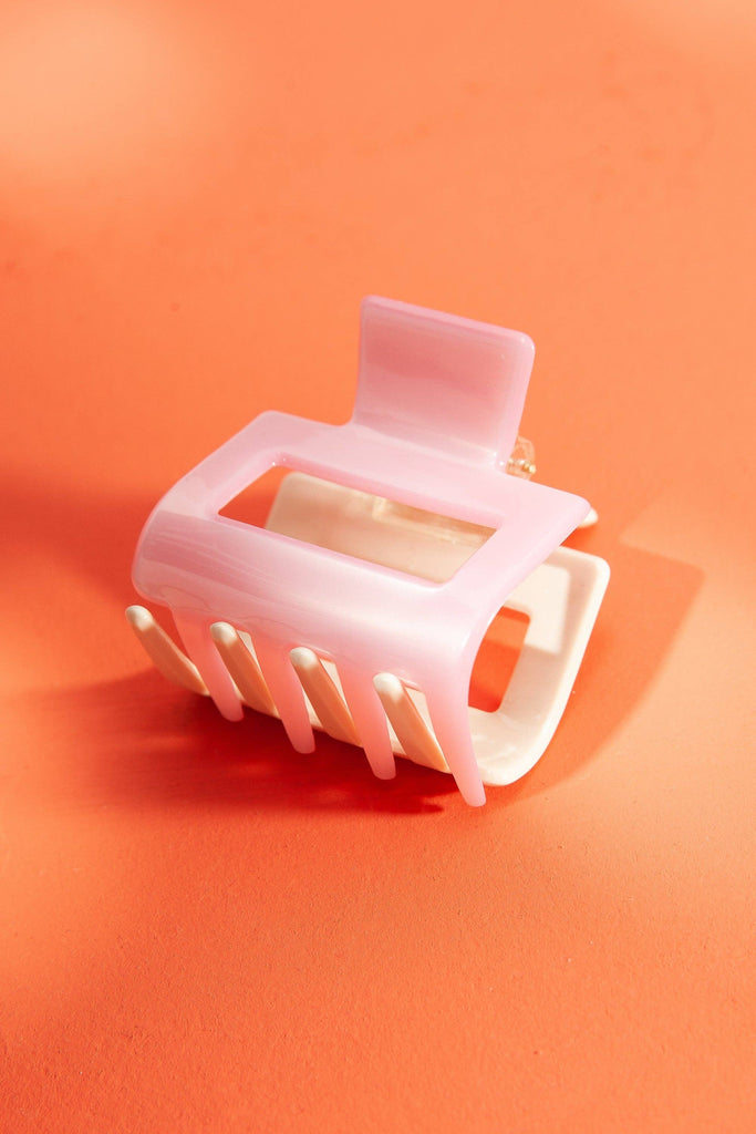 MID SIZE DOUBLE SIDE CELLULOSE HAIR CLAW CLIPS | 40H586