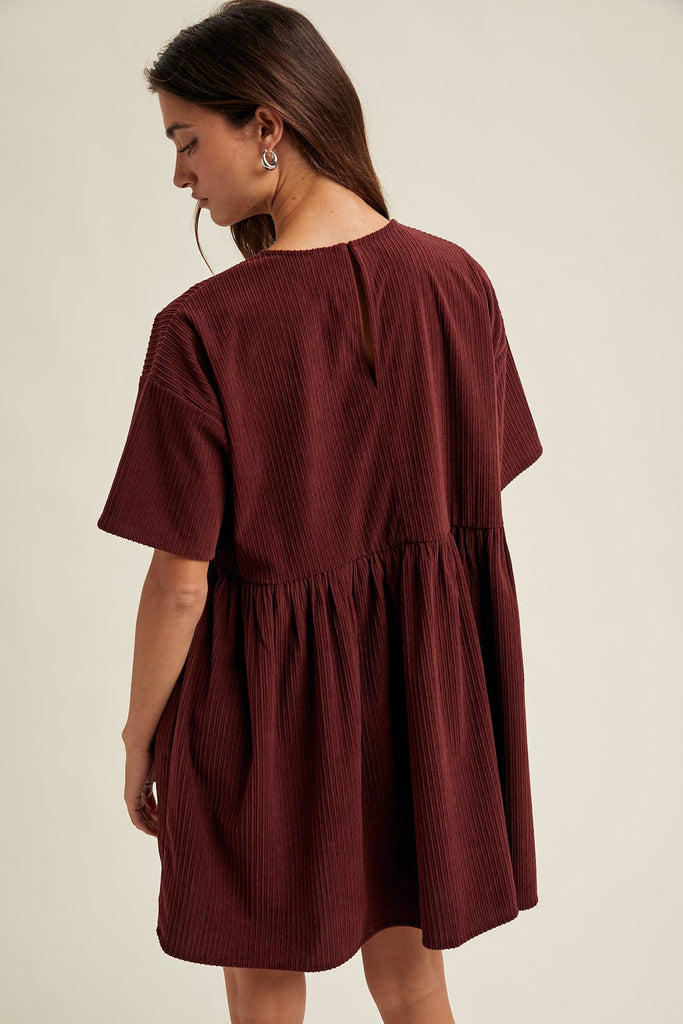 Corduroy Mini Dress