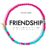 3mm Morse Code Bracelet | FRIENDSHIP