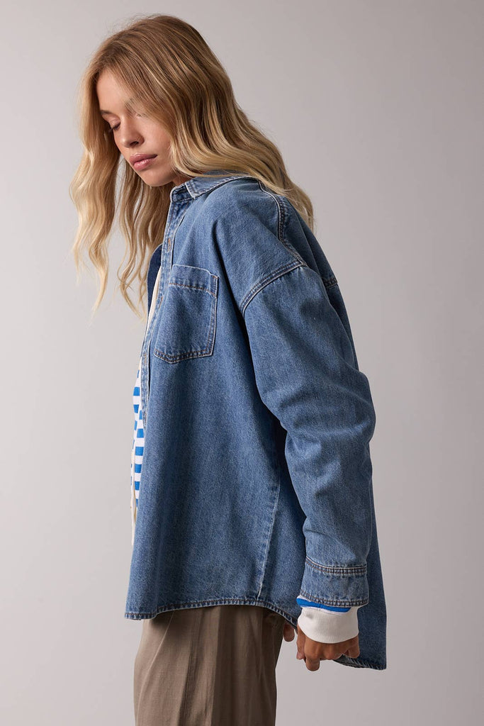 Washed Denim Shirt