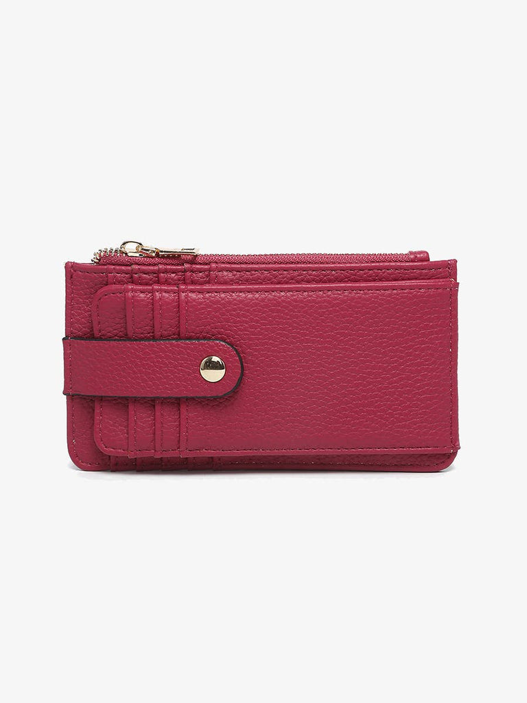 WL2541 Mae Multi-Card Wallet w/ Strap Snap Closure