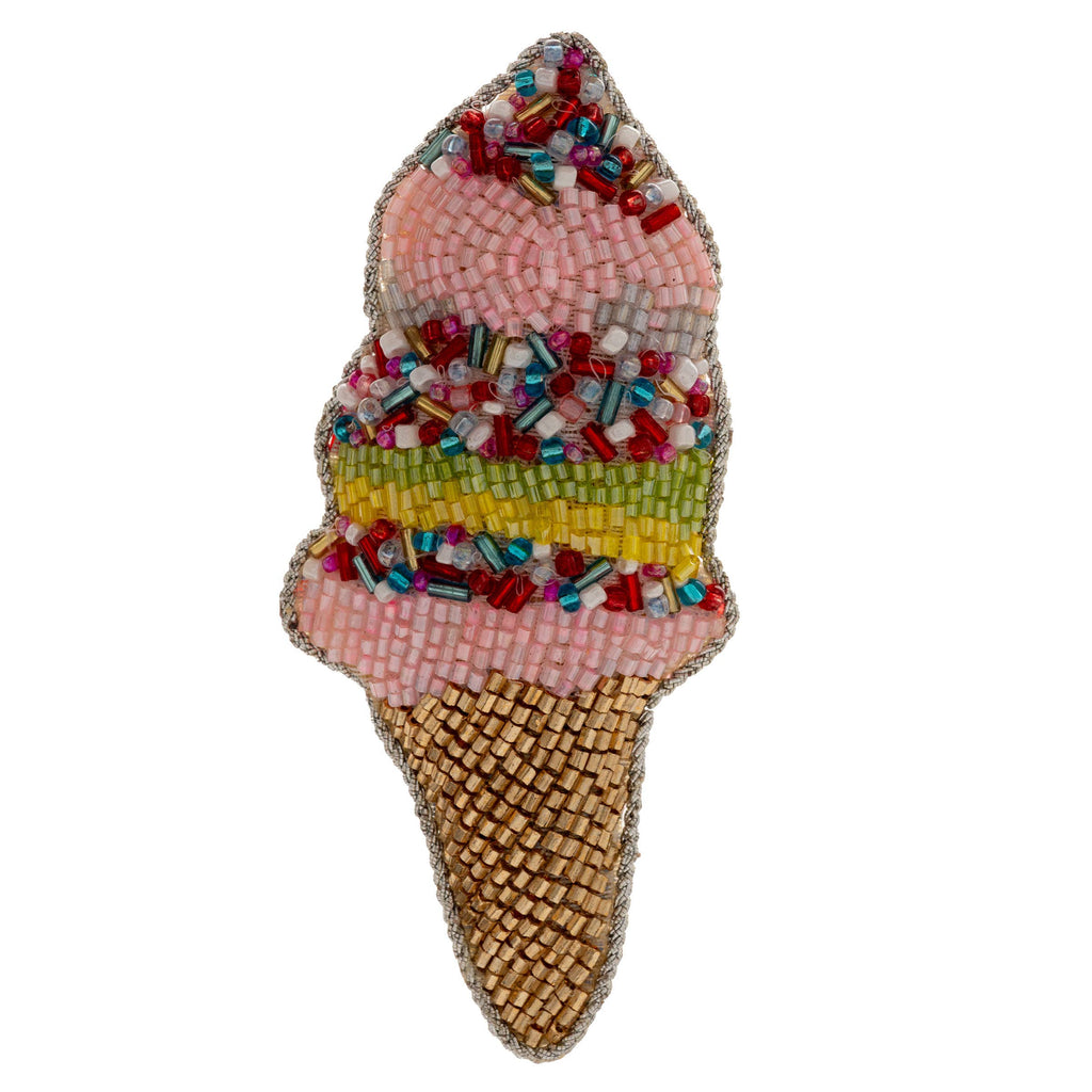 Ice Cream Cone Beaded Ornaments