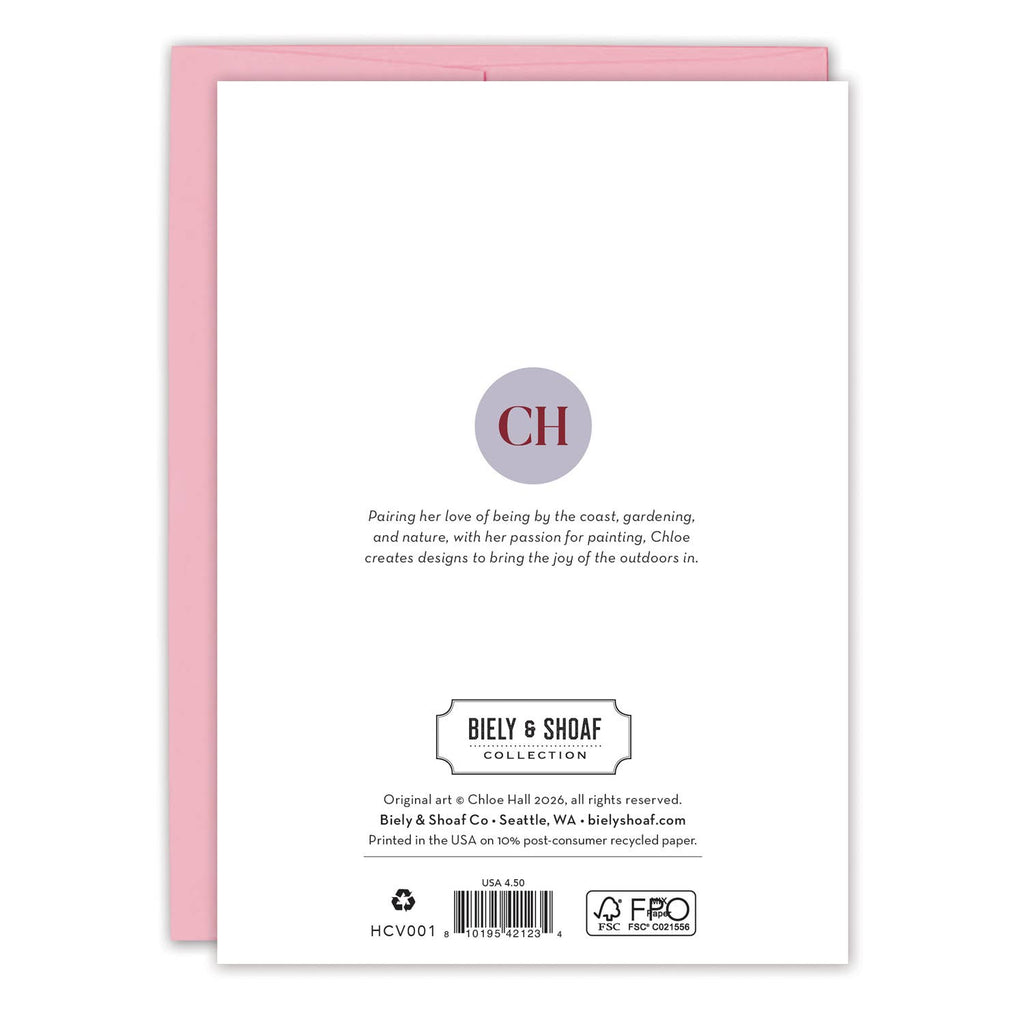 Floral Heart Valentine's Day Card