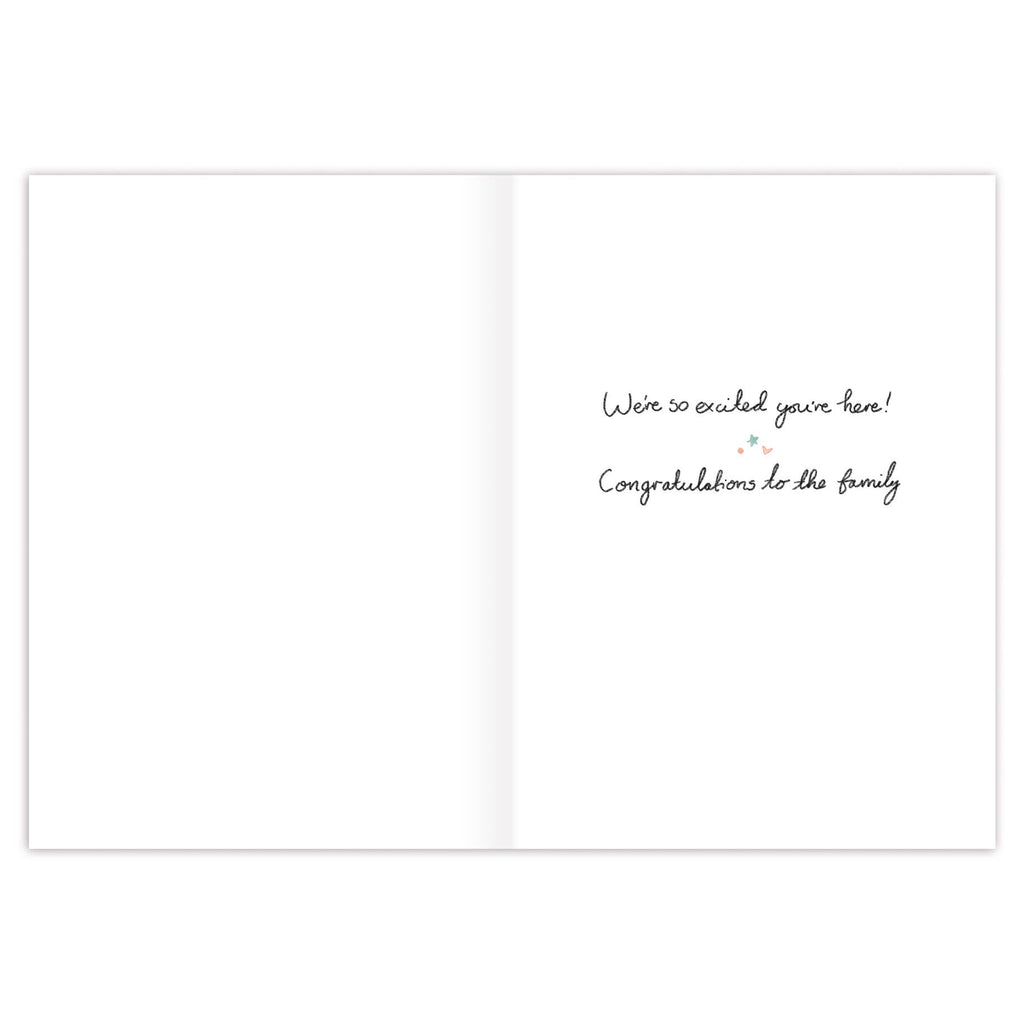 Clothesline Baby Card