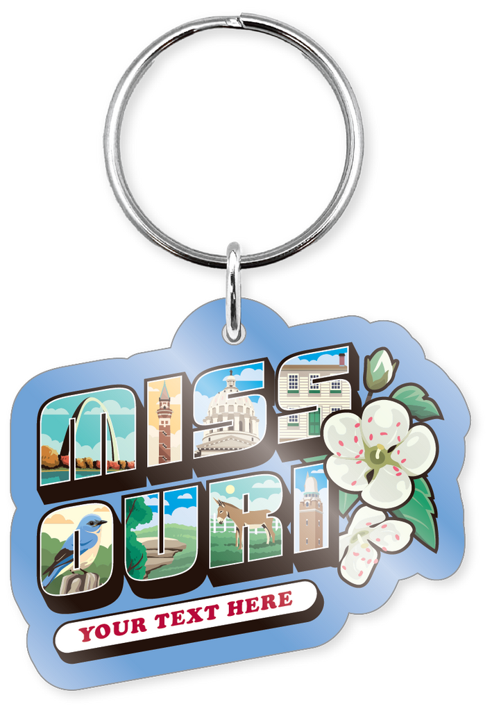 Keychain - Misssouri Block Letters