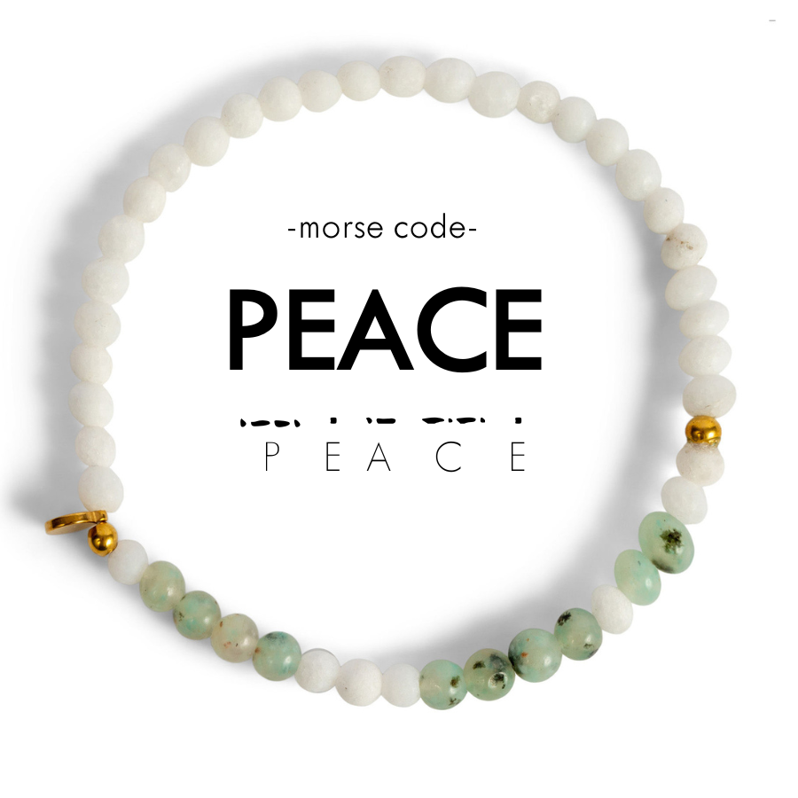 Morse Code Bracelet | PEACE