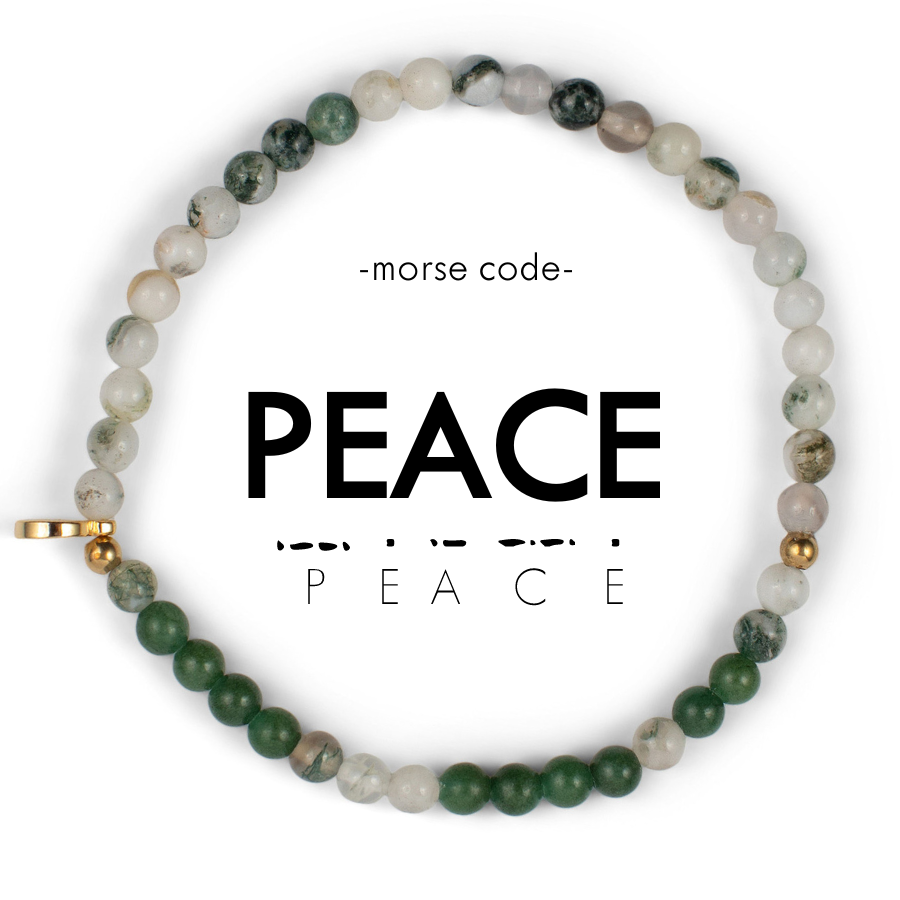 Morse Code Bracelet | PEACE