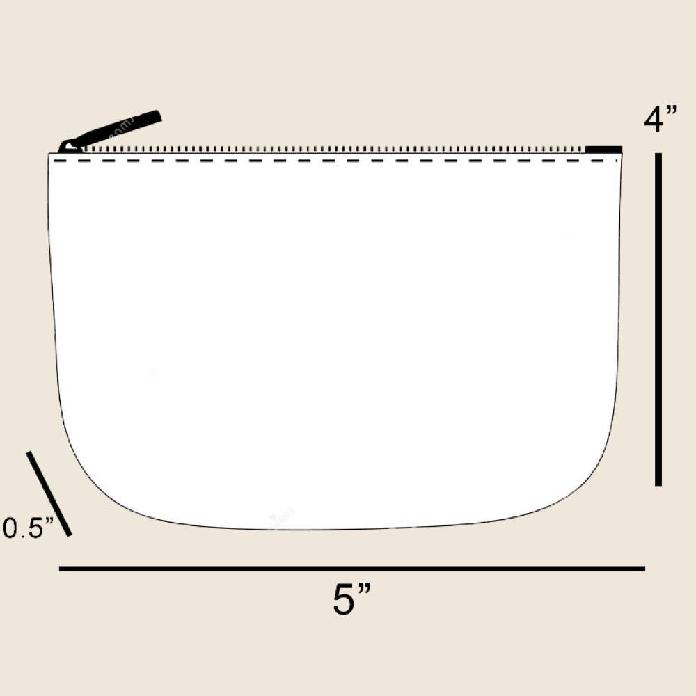 Seed Beaded Butterfly Coin Purse