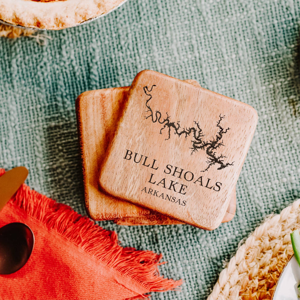 Tablerock Walnut Coasters - Set of 4