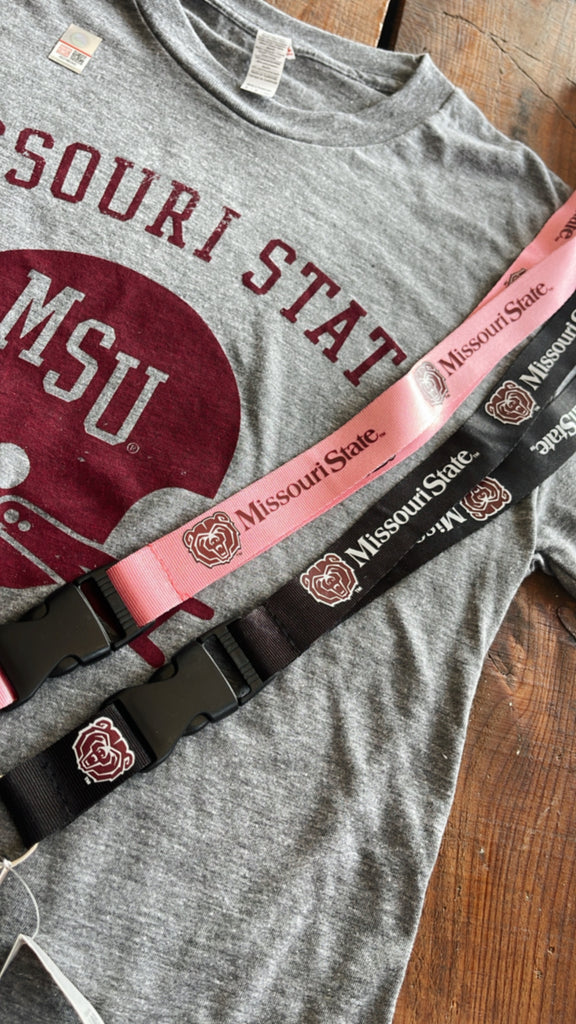 NCAA Missouri State Bears Team Lanyard, Black