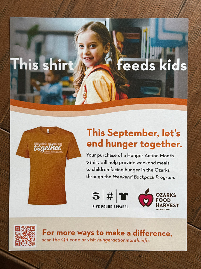 Hunger Action Month Tee - Ozarks Food Harvest