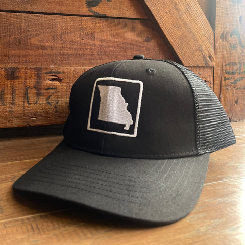 Platte Hat - Grey/Grn/Blk