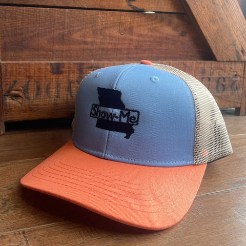 Platte Hat - Grey/Grn/Blk