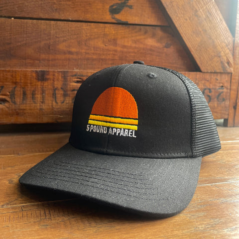 Platte Hat - Grey/Grn/Blk
