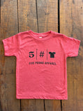 5# Logo Toddler Tee - Red