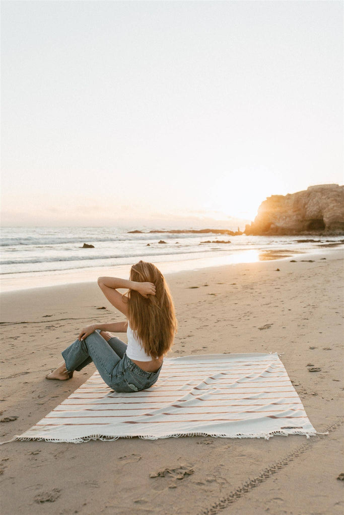 Beach Vista Shores Throw Blanket