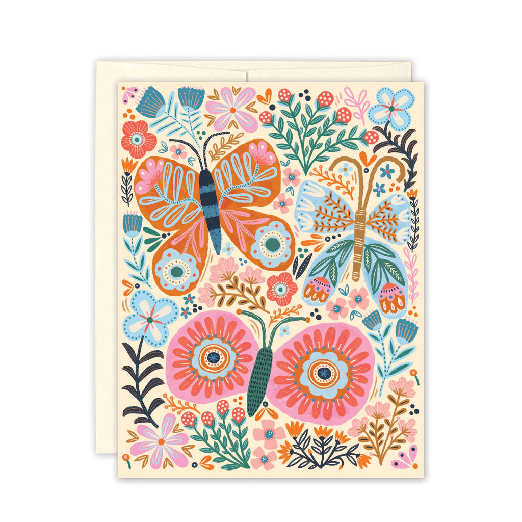 Butterflies Boxed Notes - Set Of 10