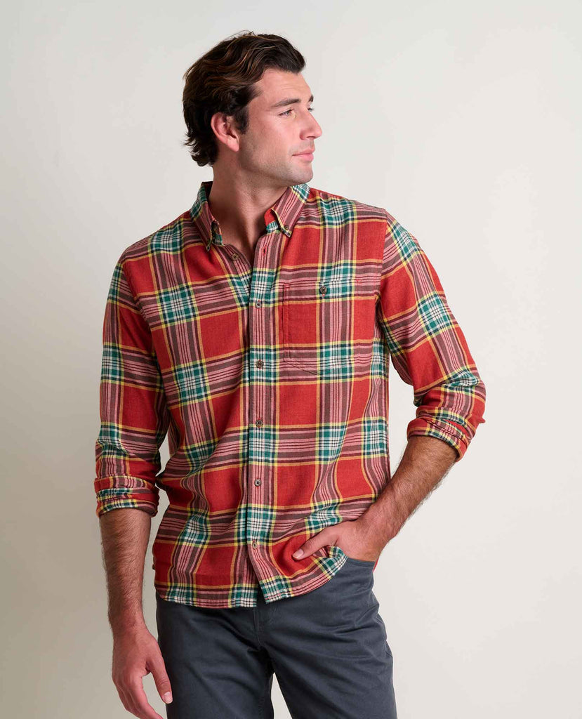 Airsmyth Long Sleeve Shirt  - Campfire Windowpane