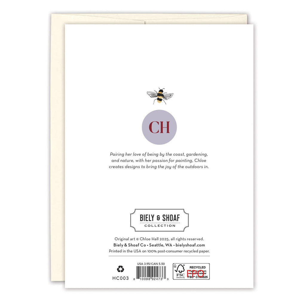 Bumblebee Birthday Card