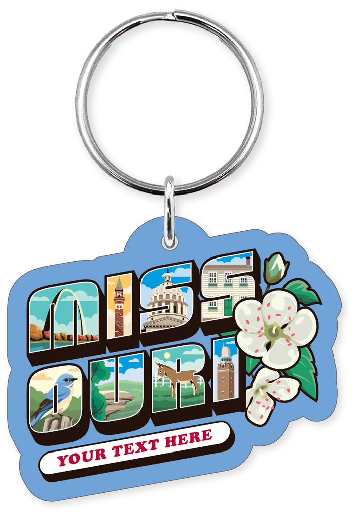 Keychain - Misssouri Block Letters