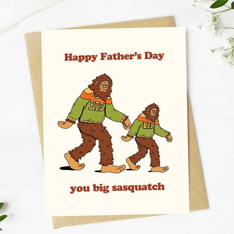 Father's Day,Sasquatch Card